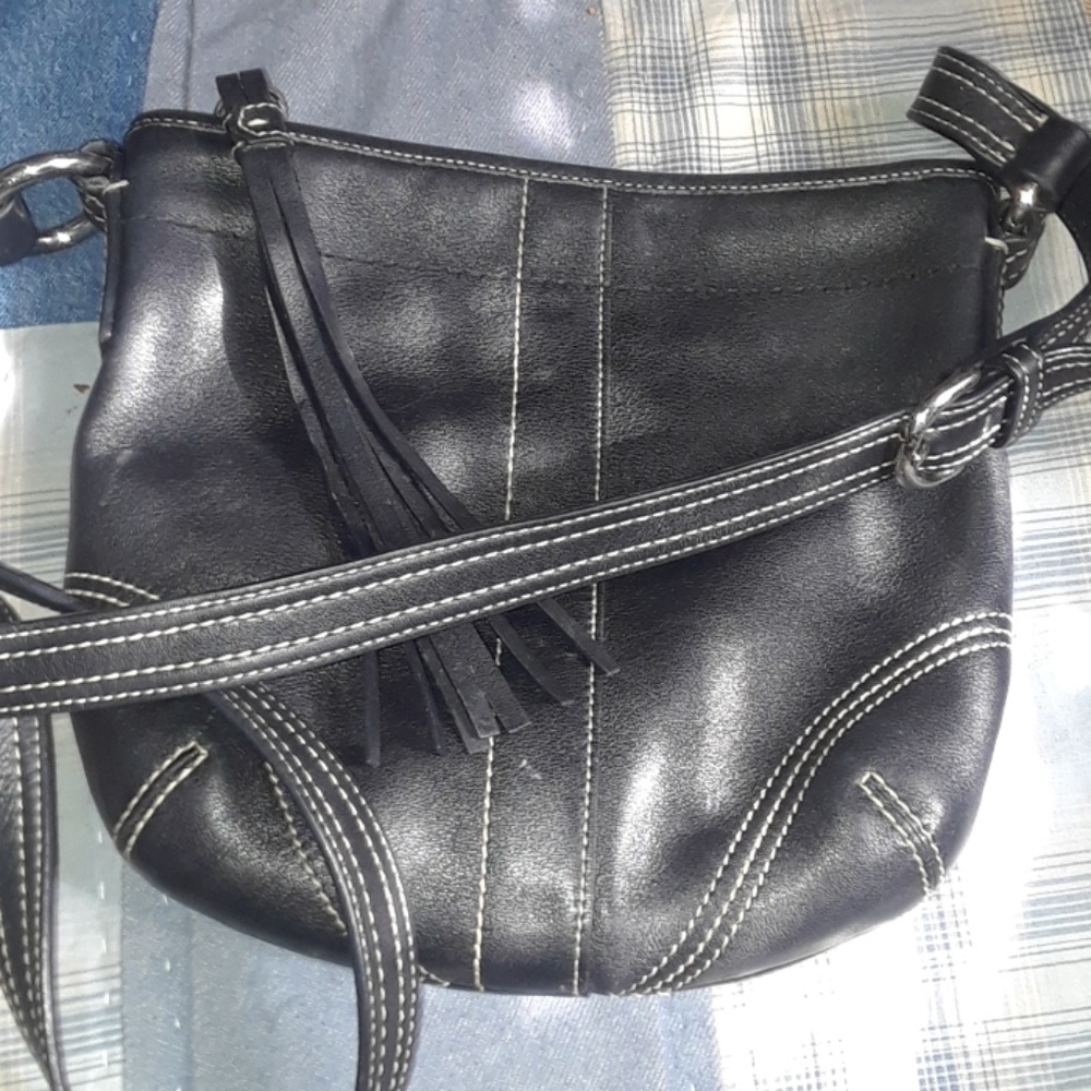 Leather Coach purse